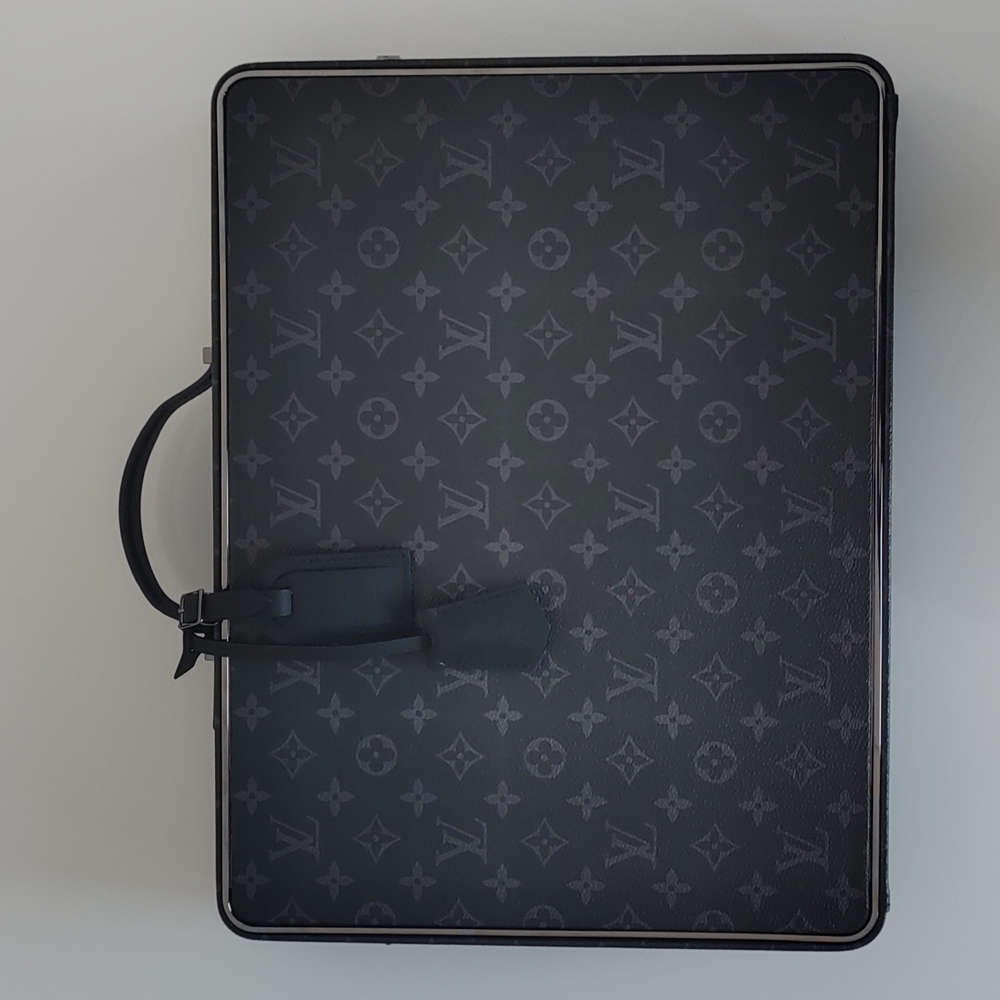 LOUIS VUITTON Limited Edition THE Briefcase Monogram Eclipse